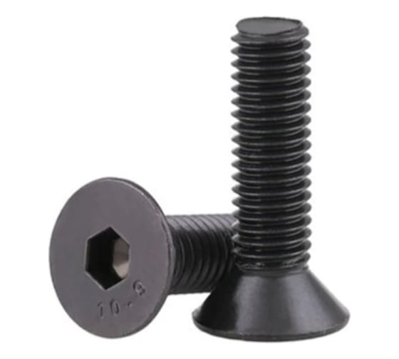 Изображение товара Винт ЦКИ Глобал DIN 7991 м20x120, 10.9, оксид, полн. Резьба, hex 12, 1 шт. 83689