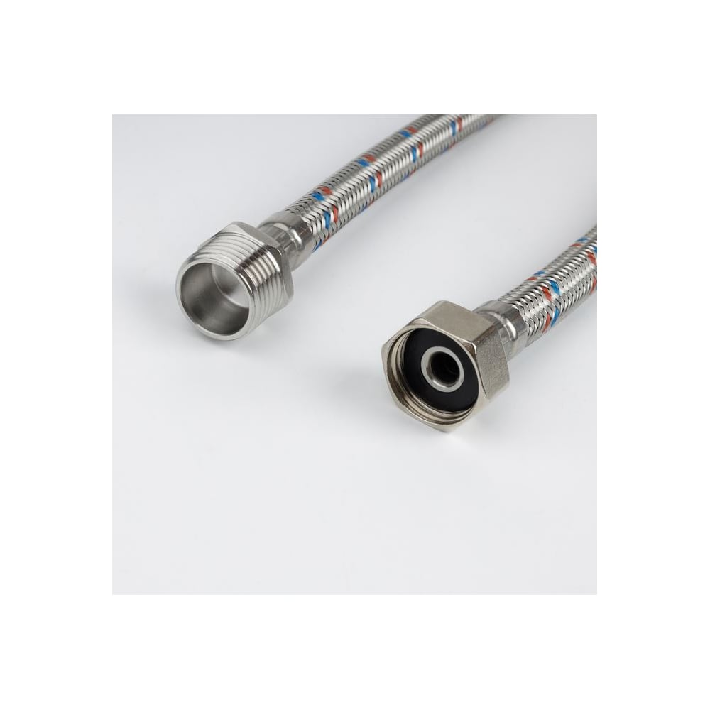 Изображение товара Гибкая подводка IDDIS F1/2xM1/2, SS304, латунь, 2,0 м 926BBS20ZP