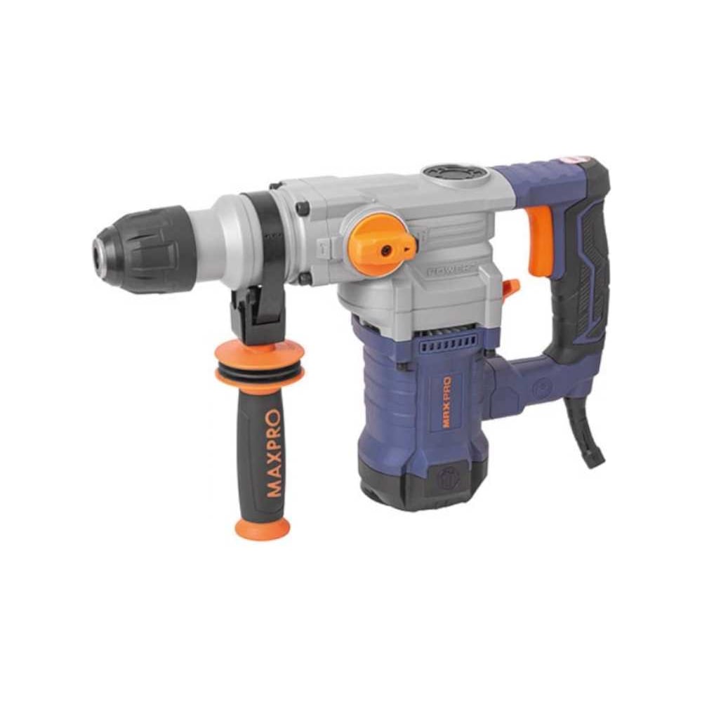 Изображение товара Перфоратор демонтажный MAX-PRO 1200 Вт, 880 об/мин, 4,5 Дж, 3 режима, Д/Б/М-40/28/13, 4,95 кг, SDS-PLUS, антивибрационная ручка, резиновые вставки, ре 85091