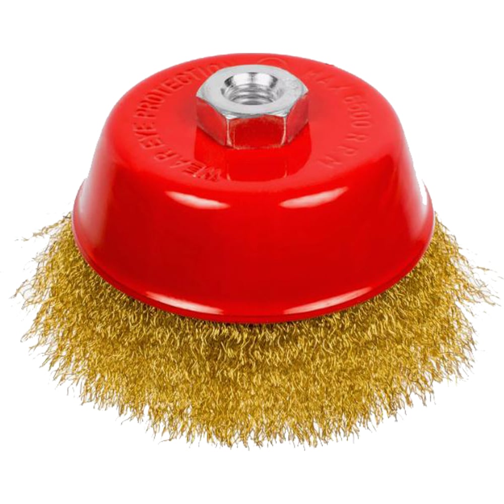 Изображение товара Щетка-чашка Flexione М14 из латунированной проволоки 100х0.3мм 10000164