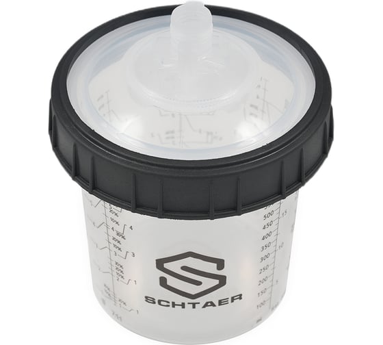 Изображение товара Набор одноразовых бачков SCHTAER 650 мл/190μm -Standart c многоразовым стаканом SCH-650S-190