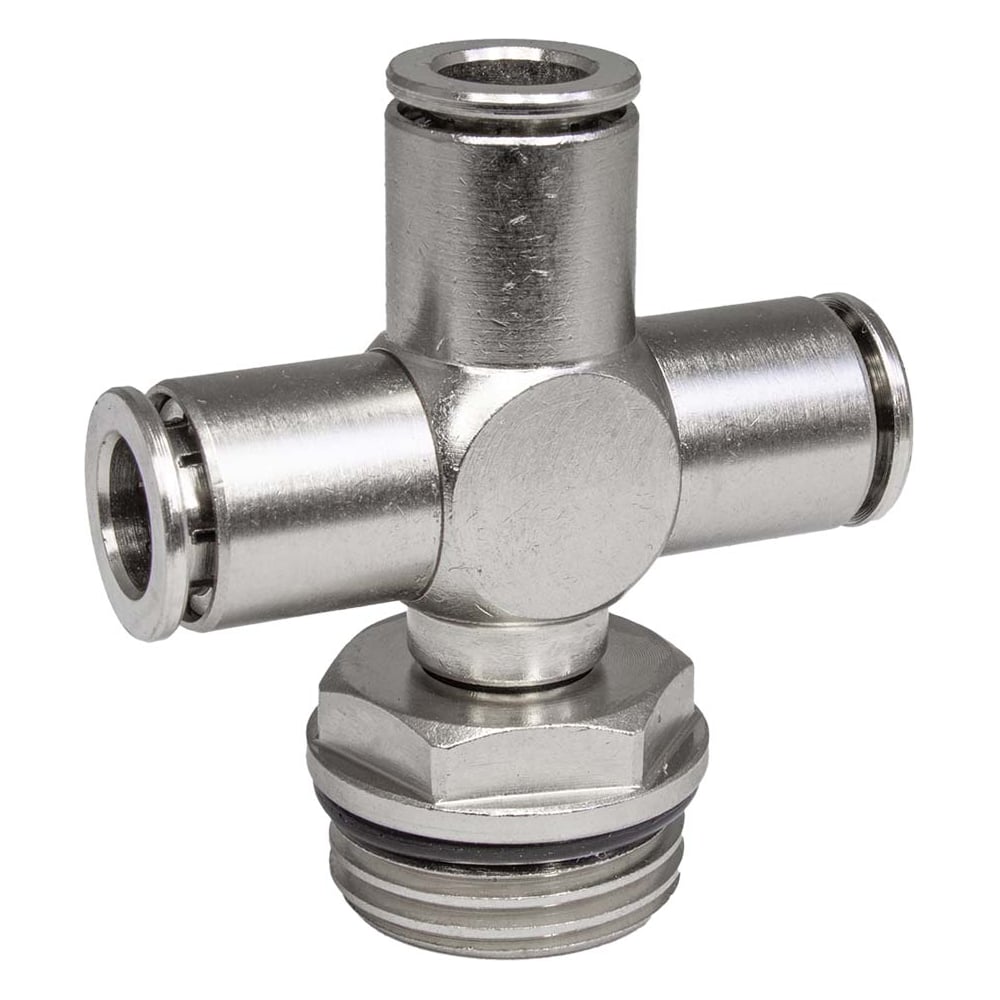 Изображение товара Фитинг цанга крест, поворотный PI TOOLS Cn-X-1/2M-8 для полиуретана и пластиковых трубок 9952