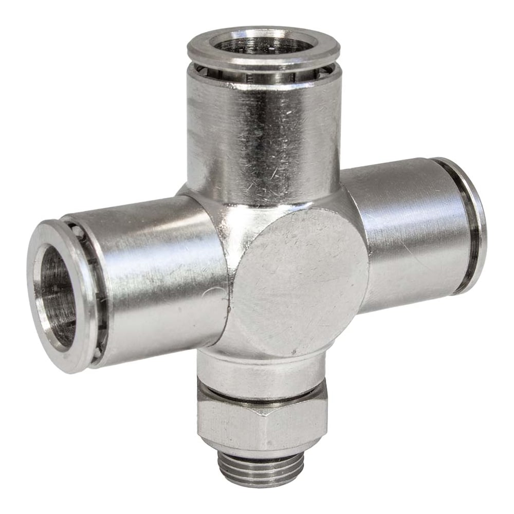 Изображение товара Фитинг PI TOOLS Cn-X-1/8M-10 крестовина поворотная латунь