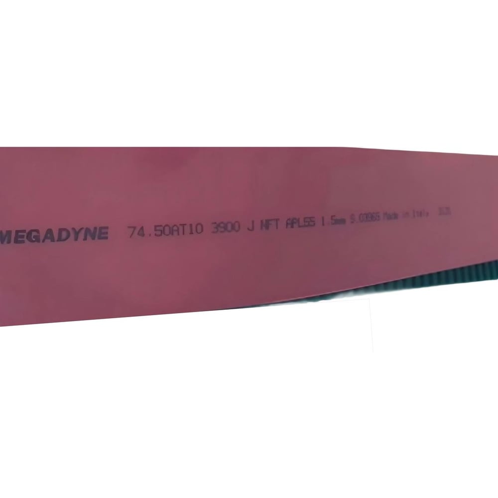 Изображение товара Ремень зубчатый полиуретановый соединенный MEGADYNE MEGALINEAR 100 T10 5750 + NFT + покрытие Avafc 4 мм. + покрытие APL 6.5 мм. MM74,55750