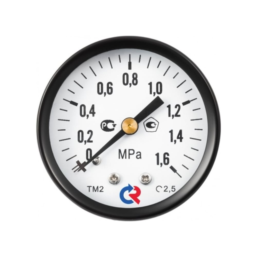Манометр РОСМА ТМ-310Т.00, осевой (0-10 МПа), G1/4, класс 2,5, диаметр корпуса 63 мм D070-06166