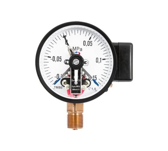 Изображение товара Мановакуумметр Росма ТМВ-510Р.05 ТМВ-510Р радиальный (-0.1-0.9МПа) 1.5, ДК100мм, с ЭКТ тип V, общетехнический D070-02587