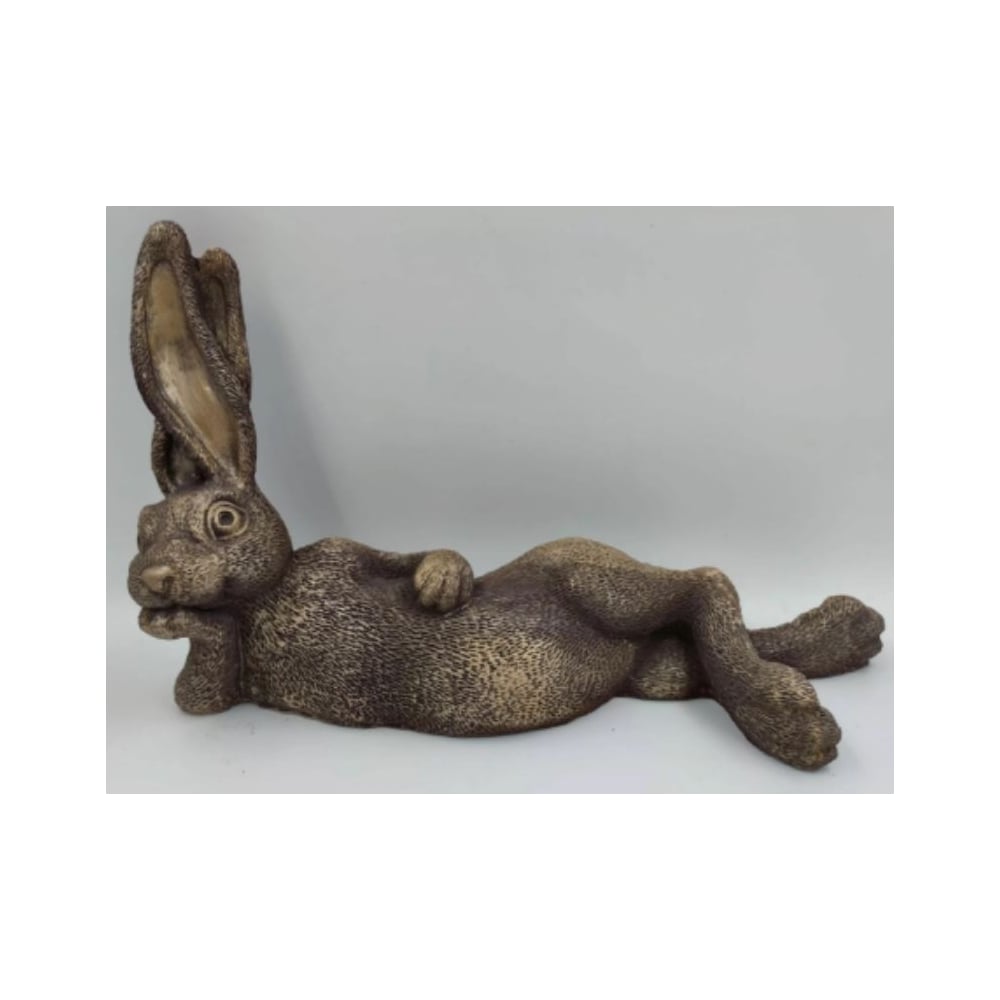 Изображение товара Садовая фигура ФлораПласт Заяц Арчибальд бронза 46*18/h27см 074503