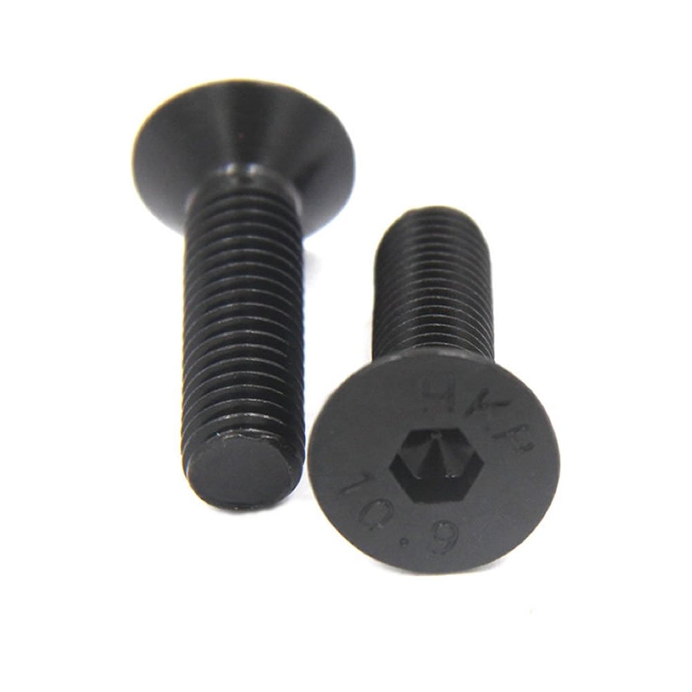 Изображение товара Винт ЦКИ Глобал DIN7991 M12x30 10.9 HEX8 оксидированное покрытие