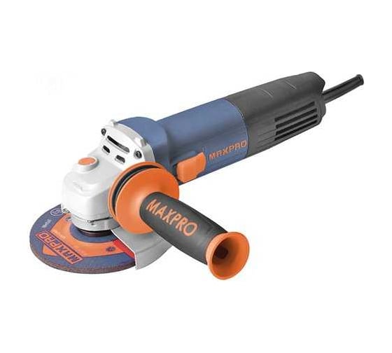 Изображение товара Шлифмашина угловая MAX-PRO 800 Вт, 11000 об/мин, защитный кожух 125 мм, антивибрационная ручка, дополнительные щетки, 1,95 кг, кор. 85124