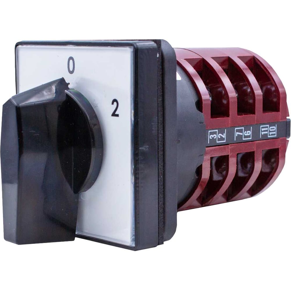 Изображение товара Кулачковый выключатель 4G32 3P 660V IP65 бордовый