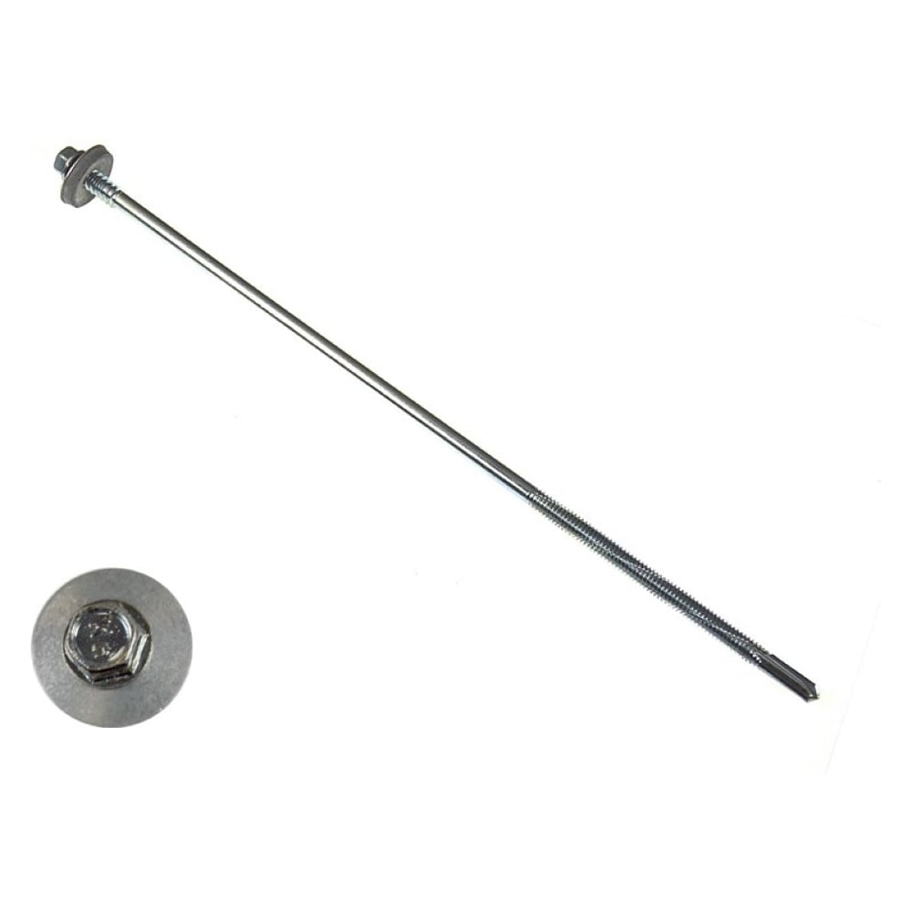 Изображение товара Саморез для сэндвич-панелей, 6,3/5,5х285 мм, средняя фасовка (35 шт.) КРЕП-КОМП сспк285ф