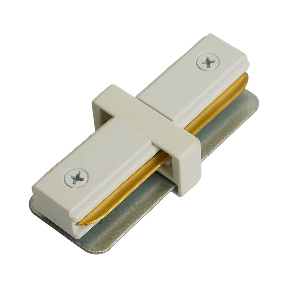 Изображение товара Коннектор прямой для шинопровода FERON белый, LD1020 для CAB1007 51897