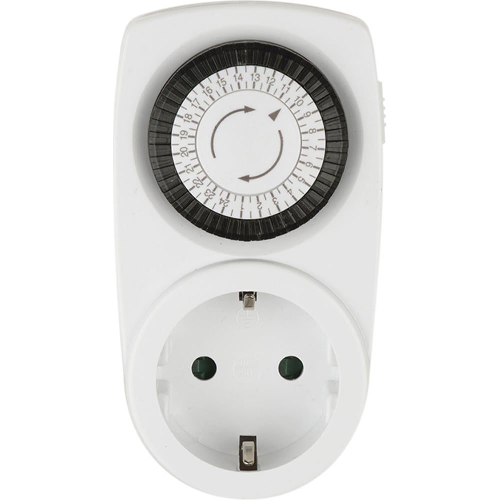 Изображение товара Таймер механический Uniel с розеткой UST-M10 WHITE UL-00003765