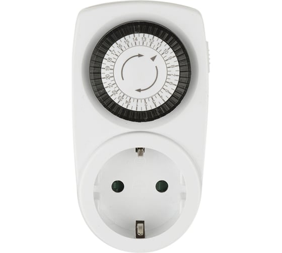 Изображение товара Таймер механический Uniel с розеткой UST-M10 WHITE UL-00003765