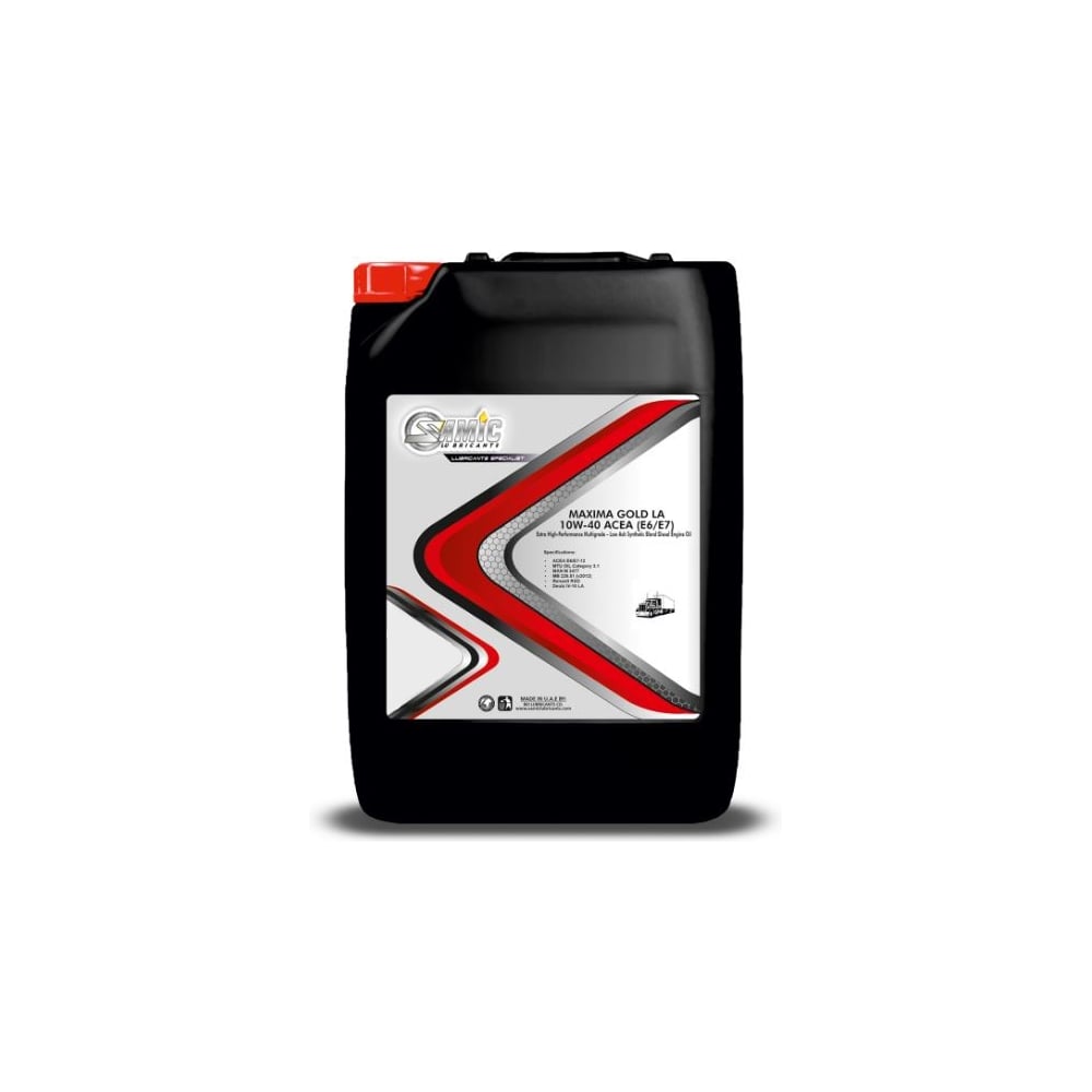 Изображение товара Масло SAMIC Maxima Gold LA 10W-40 ACEA E6/E7, 20л SHDO-05-20L