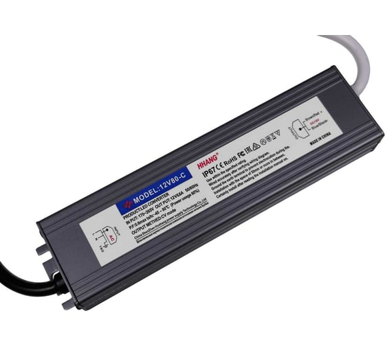 Изображение товара Блок питания DIAMOND LED SLIM-12V-3Y-80W-IP67-HH