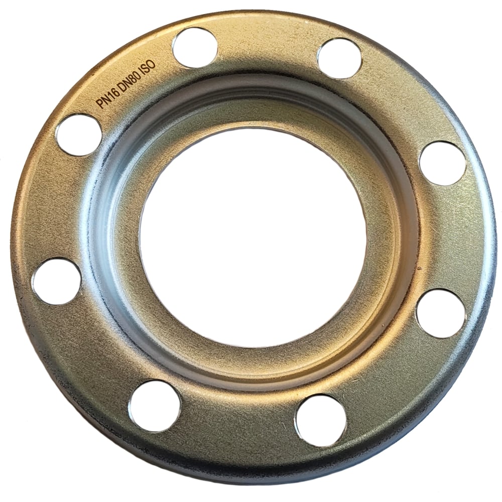 Изображение товара Пресс-фланец стальной оцинкованный ГИДРОАРМ Ду 80 Ру 16 (Д вн.94мм.) 8 отв. 4687207547116