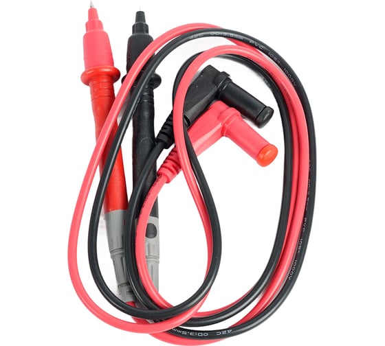 Изображение товара Щупы для мультиметров STEKKER MTM TL 101 10А, медь, красный/черный 49999