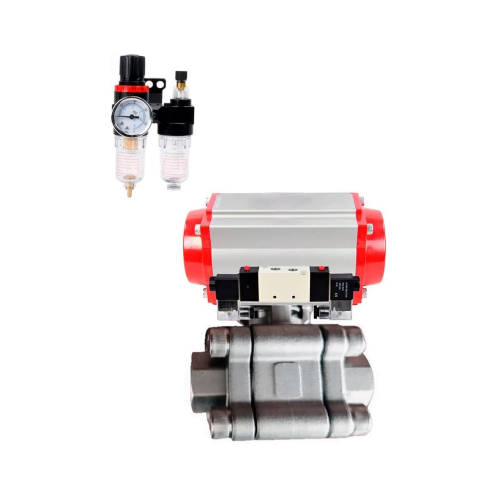 Изображение товара Кран шаровой DN40 PN63 под сварку, 316SS, полнопроходной, PTFE, SW, ISO-H