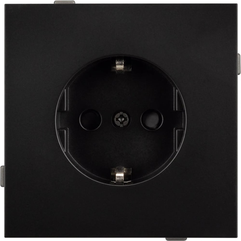 Изображение товара Arlight SCT-TENDO-MEU1-PL-BK Механизм розетки 1 пост квадрат 250 В 16 А