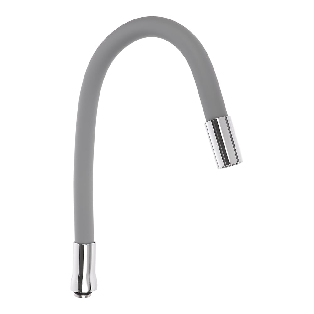 Изображение товара Излив смесителя для кухни гибкий силиконовый СоюзКран 1 режим, 50см, серый 565-164