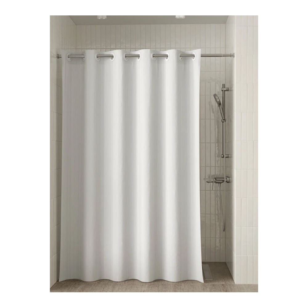 Изображение товара Штора для ванной IDDIS 200х180 см, Полиэстер, белый DL04P18i11IT