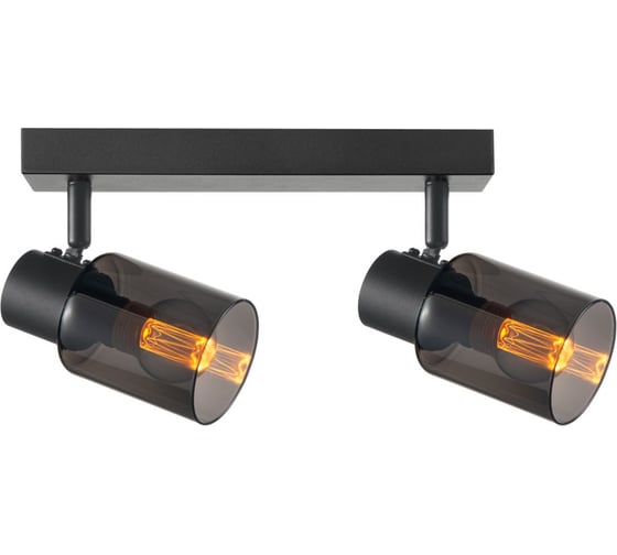 Изображение товара Спот на основании General Lighting Systems под 2 лампы E14, серия Солмия, GWL-2E14-M-IP20, цвет черный 662803