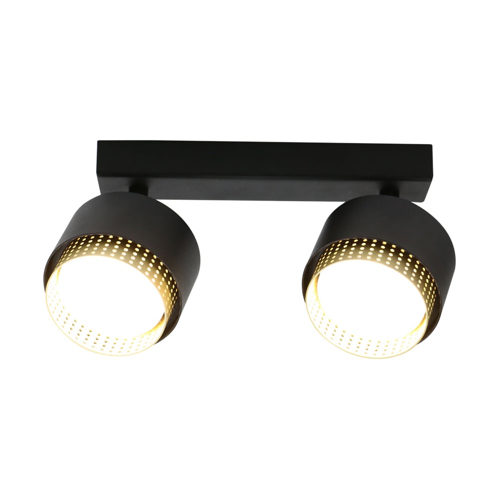 Изображение товара Спот на основании General Lighting Systems под лампу GX53, серия Матрикс, GWL-2GX53-M-IP20, цвет черный 662675