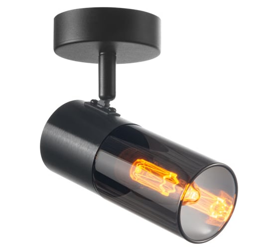 Изображение товара Спот на основании General Lighting Systems под лампу E14, серия Эйлайт, GWL-E14-M-IP20, цвет черный 662811