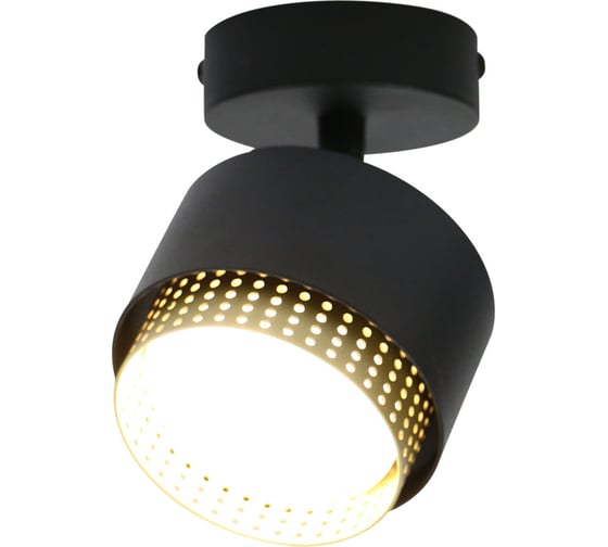 Изображение товара Спот на основании General Lighting Systems под лампу GX53, серия Матрикс, GWL-GX53-M-IP20, цвет черный 662671