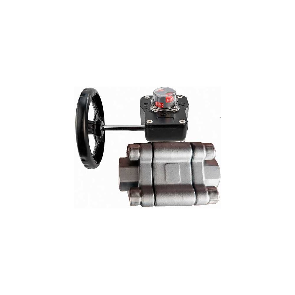 Изображение товара Кран шаровой DN65-316-PTFE-FP-SW-ISO-H, приварка