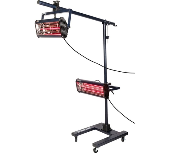 Изображение товара Сушка ИК мобильная двухкассетная Optimus на двухсекционной стойке OPT-F22