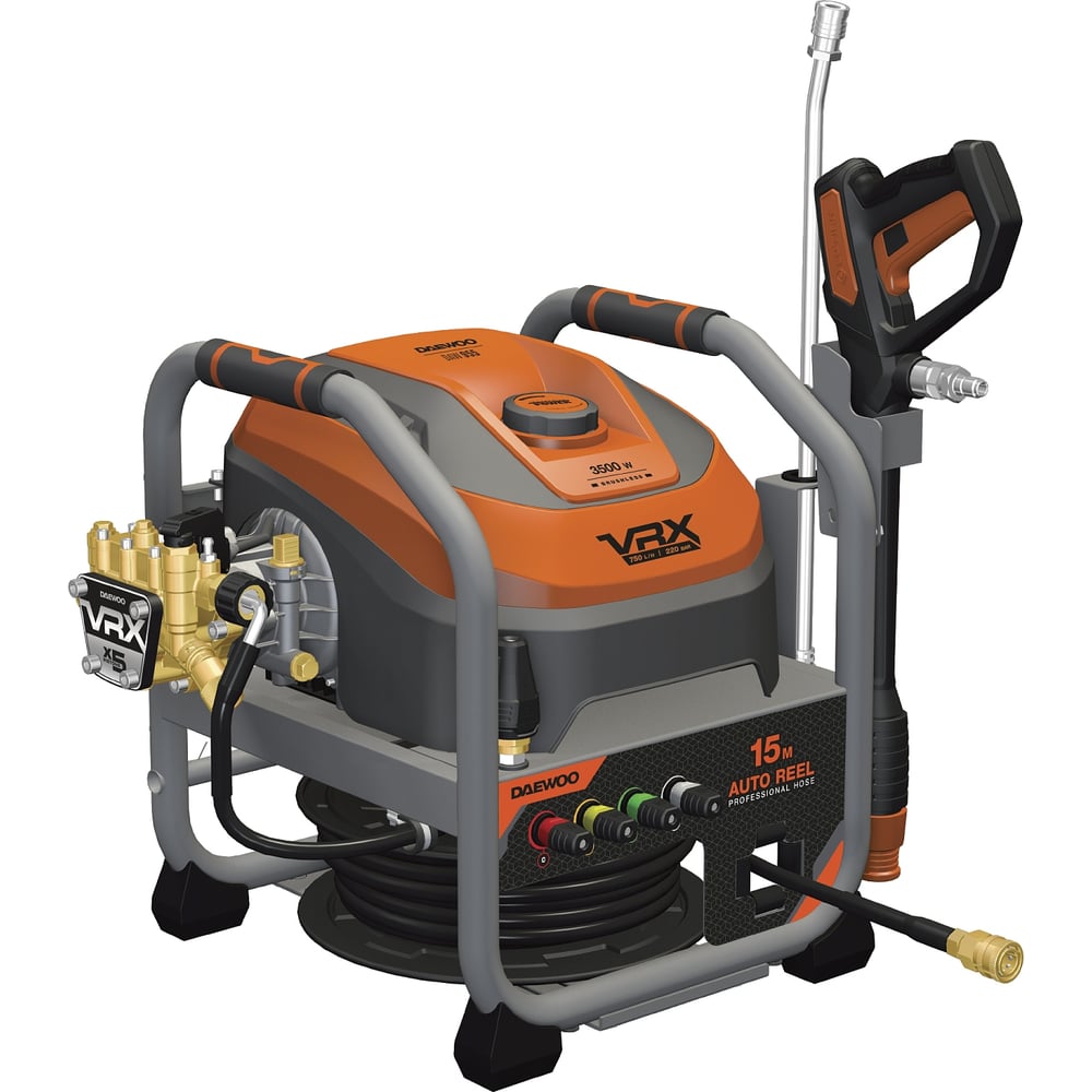 Изображение товара Мойка высокого давления DAEWOO DAW 955 (220 Бар, 750 л/ч) с комплектом аксессуаров