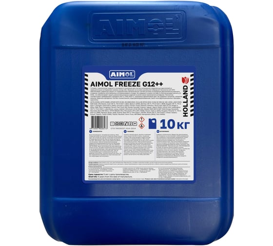 Изображение товара Антифриз AIMOL Freeze G12 ++, 10 кг 8719497958573