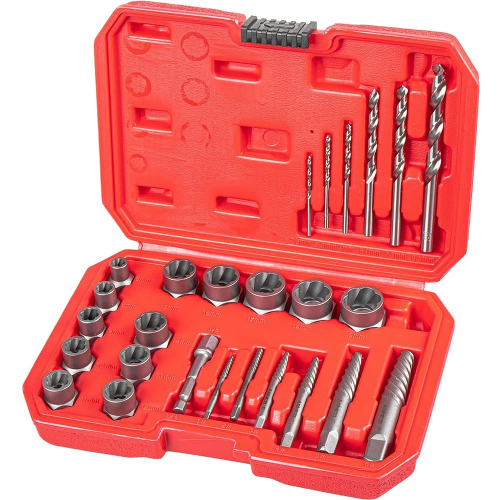 Изображение товара ARNEZI Набор экстракторов для болтов и гаек R5304030 26 предметов