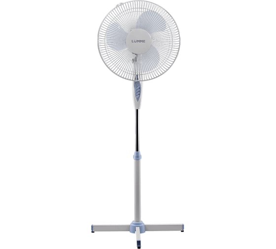 Изображение товара Вентилятор напольный LUMME LU-FN103 белый/голубой 39867