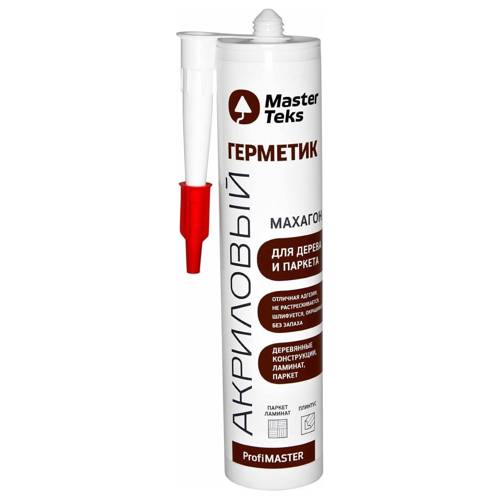 Изображение товара Праймерный герметик MASTERTEKS Profimaster 9782335 для дерева и паркета, махагон