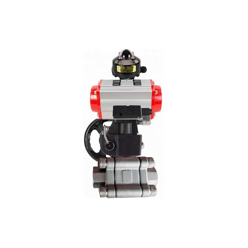 Изображение товара Кран шаровой DN80 под приварку, PN63, нерж. сталь, пневмопривод DA-105, 24VDC