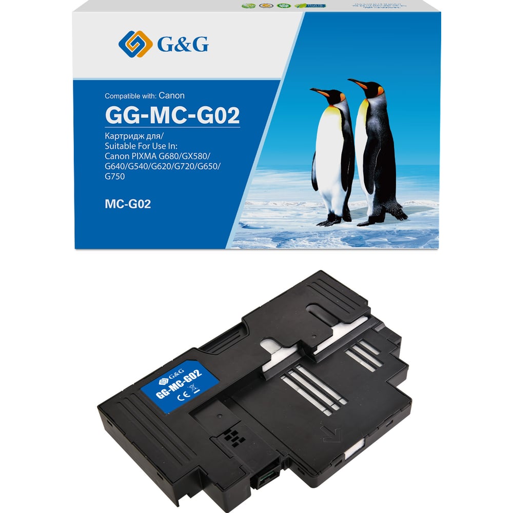 Изображение товара Бункер G&G GG-MCG02 (MC-G02) для Canon PIXMA G680/GX580/G640/G540/G620/G720/G650/G750 2111924