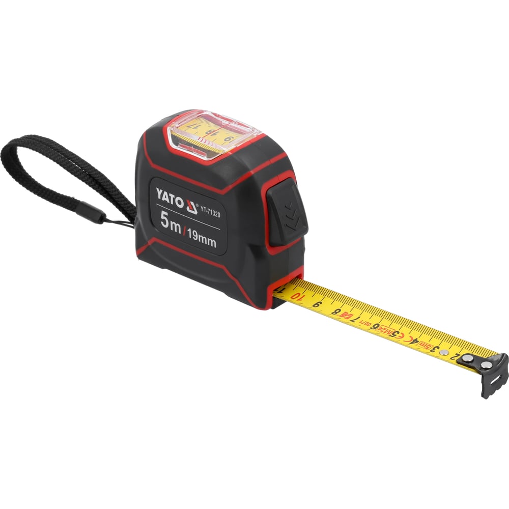 Изображение товара Рулетка YATO 5 м x 19 мм, с верхним окошком YT-71320