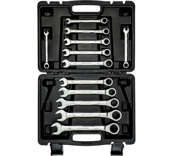 Изображение товара Ключи комбинированные со встроенной трещоткой KINGQUEEN 8-22мм O.M.Y 12PC202-P