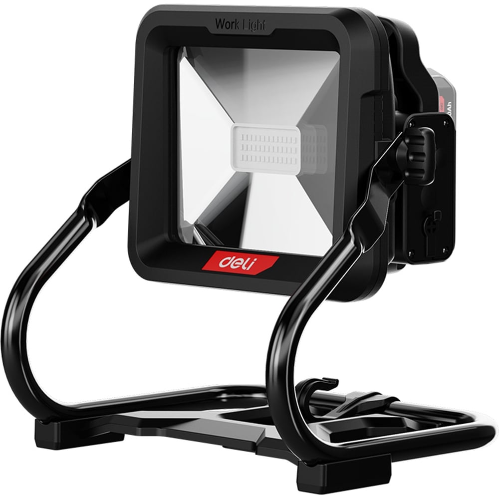 Изображение товара Фонарь-прожектор аккумуляторный DELI DE830Z (Без АКБ и ЗУ, три режима яркости 1200/2000/3000 лм, холодный белый цвет) 168759