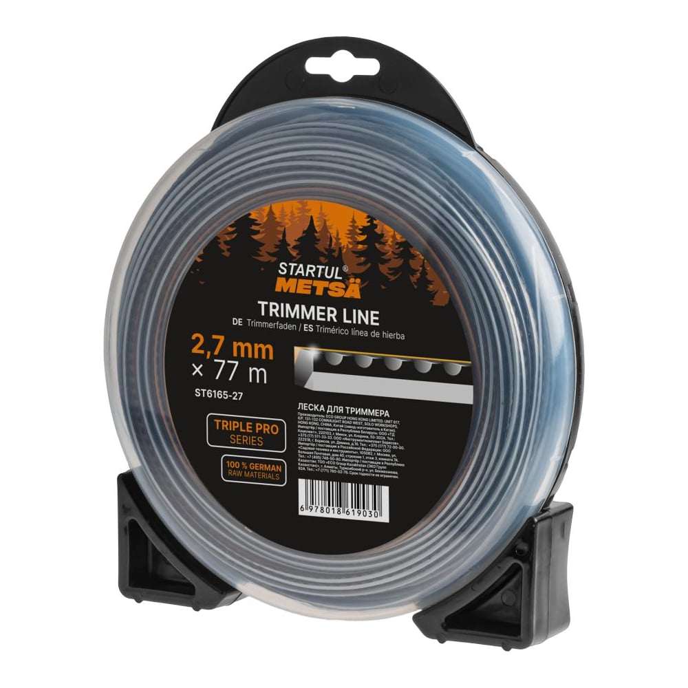 Изображение товара STARTUL 2.7 мм х 58 м зубчатый квадрат METSA ST6165-27