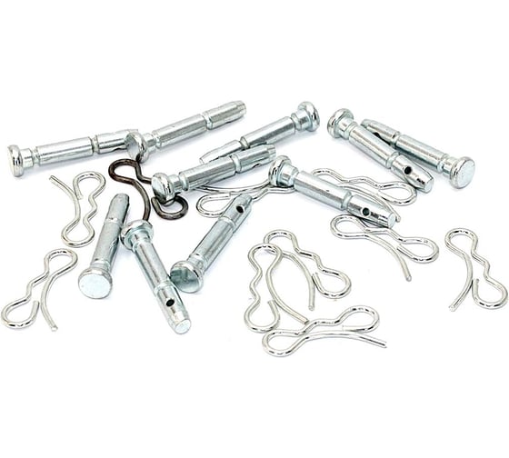 Изображение товара Срезные болты Amperin для снегоуборщика, 6х41мм, со шплинтом, комплект 10шт 144002 083289