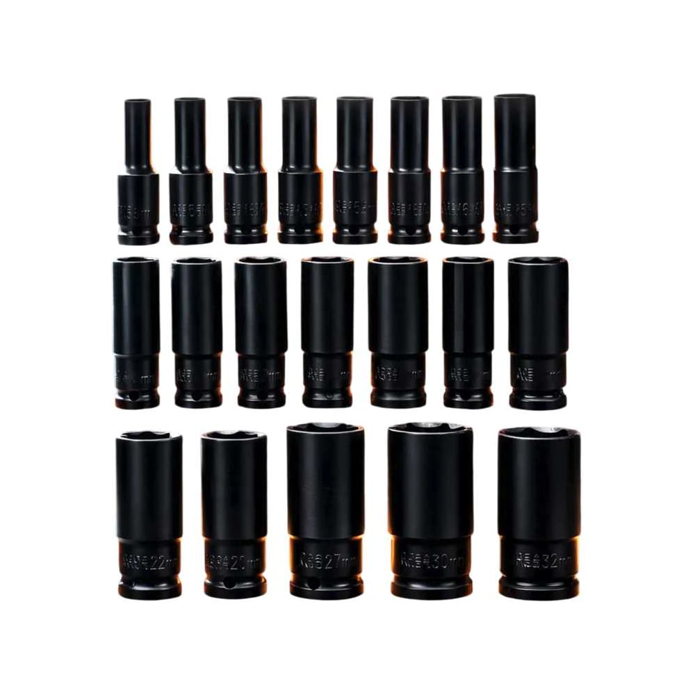 Изображение товара Набор головки ударные торцевые 20 предметов 1/2 BestRoom Набор торцевых головок в кейсе 20шт Изображение товара Набор головки ударные торцевые 20 предметов 1/2 BestRoom Набор торцевых головок в кейсе 20шт