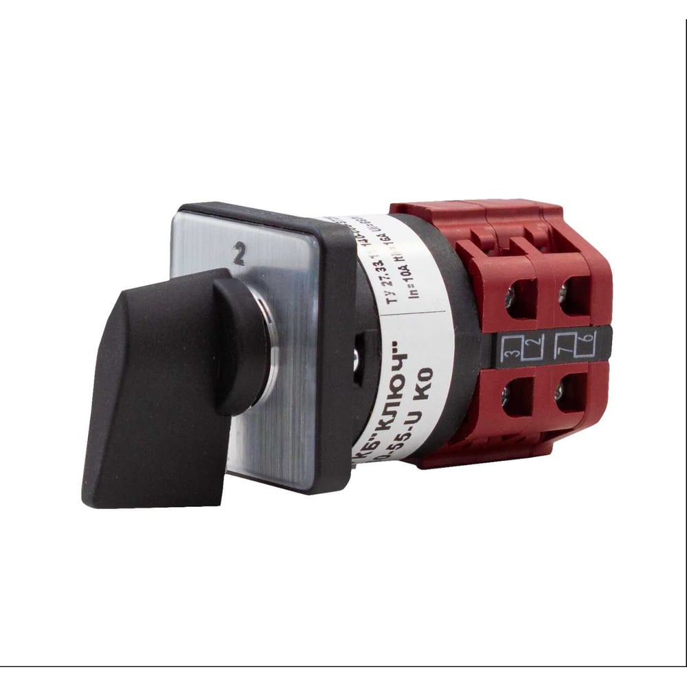 Изображение товара Выключатель кулачковый 4G10 Ключ, 660 В, 10 А, 2P