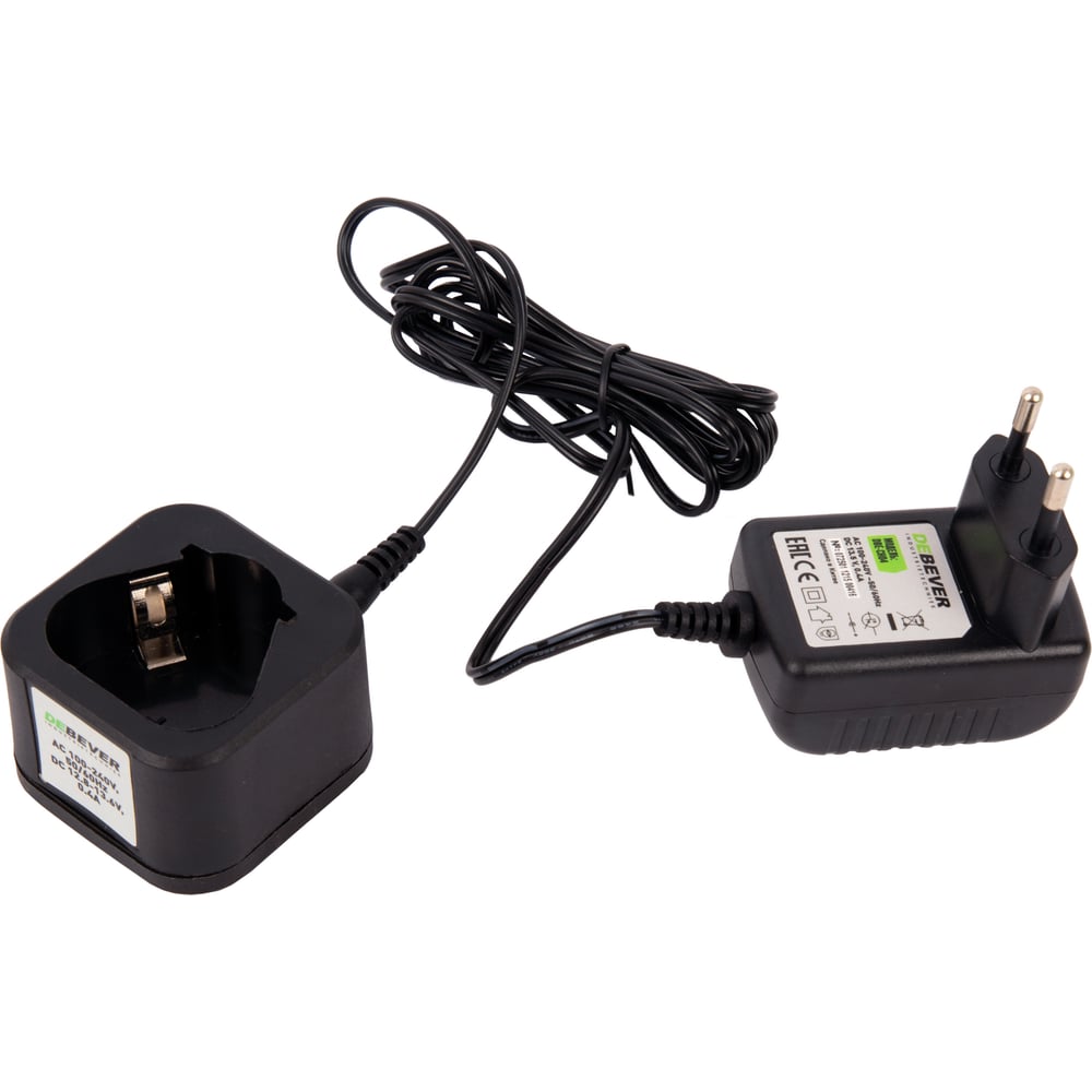 Изображение товара DBE-CH04 DeBever - зарядное для Li-ion 12В, 1 шт