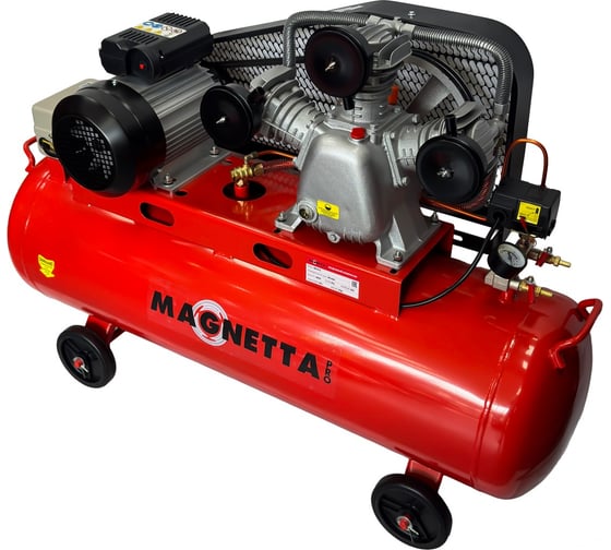 Изображение товара Компрессор с ременным приводом MAGNETTA SW0.36/10-100L