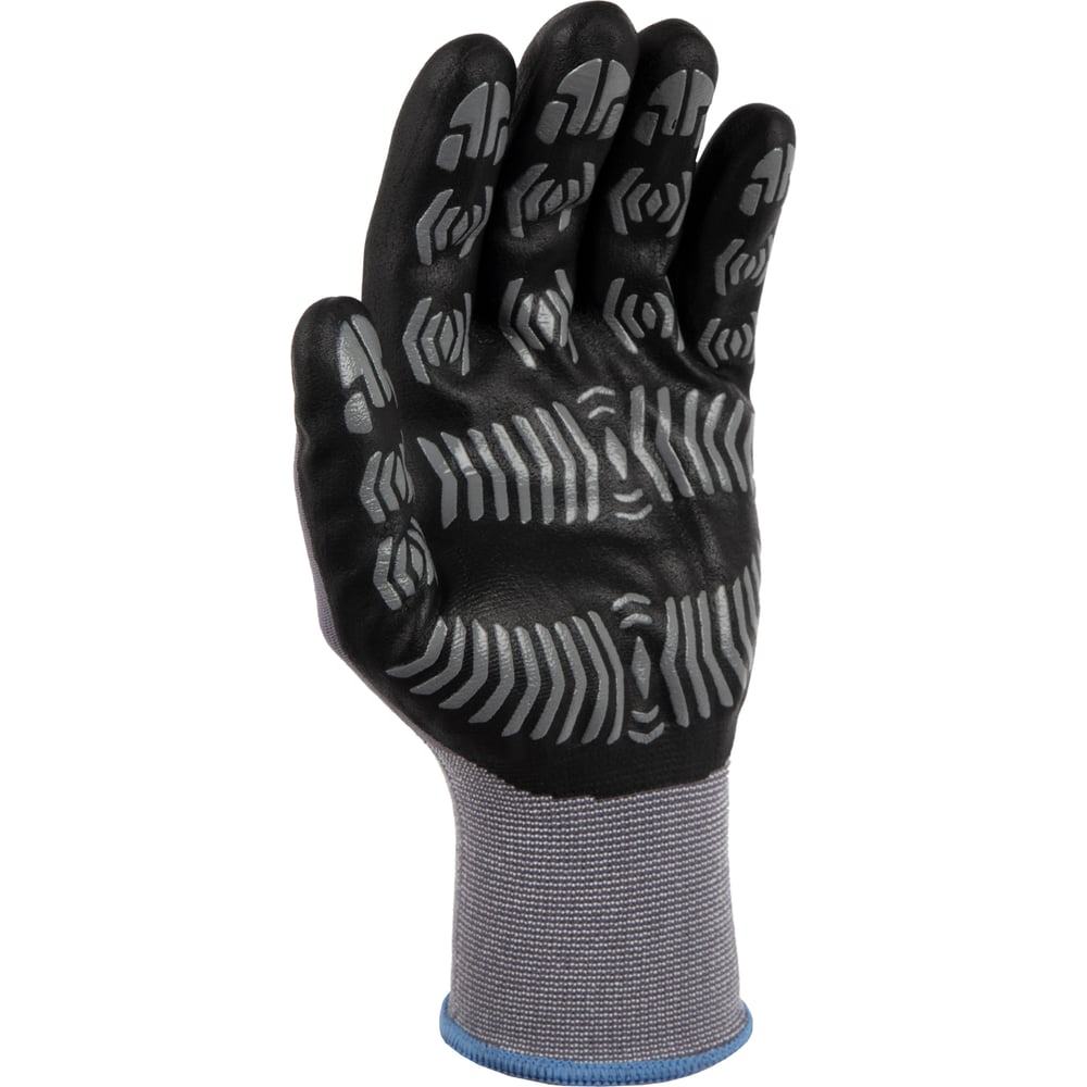 Изображение товара Защитные трикотажные перчатки Jeta Safety из нейлона и спандекса с покрытием ладони и точками на ладони из нитрила, размер 10/XL JN-061-XL