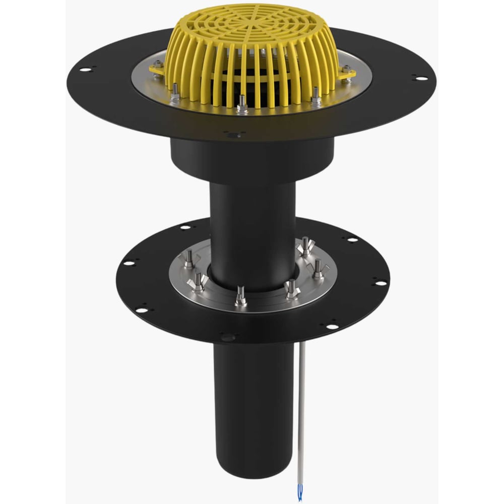 Изображение товара Воронка кровельная Татполимер ТП-19.100/4-Э Pro 67704 с обогревом и листоуловителем